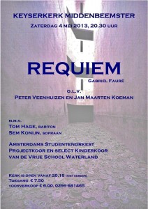 Ervaar 4 mei met het Requiem van Fauré